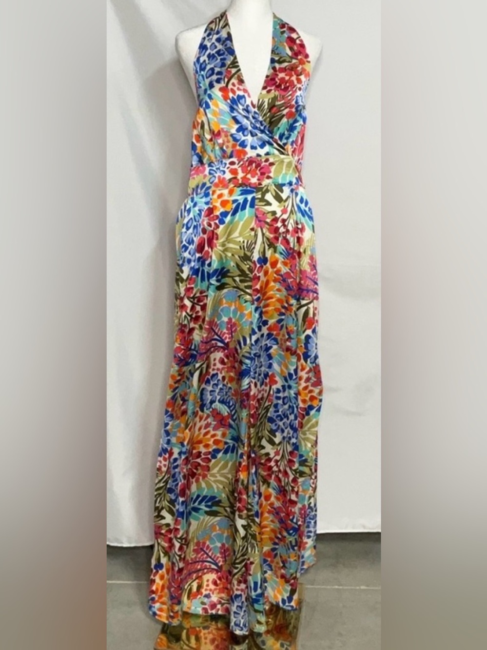 Multicolor Floral Jumpsuit - Vibrant Print